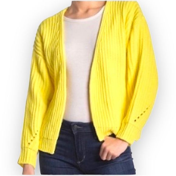 Code Mode Open Front Sweater Cardigan - Picture 8 of 8